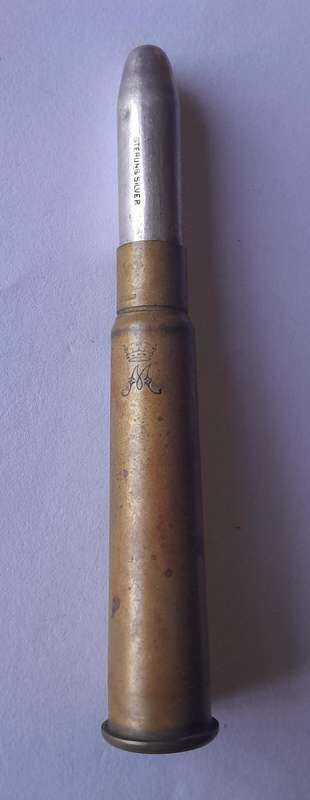 WW1 Princess Mary Christmas 1914 Gift Fund Silver Top Bullet Pencil.