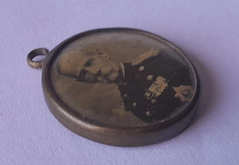Boer War Roberts & Baden-Powel Double-Sided Patriotic Pendant.