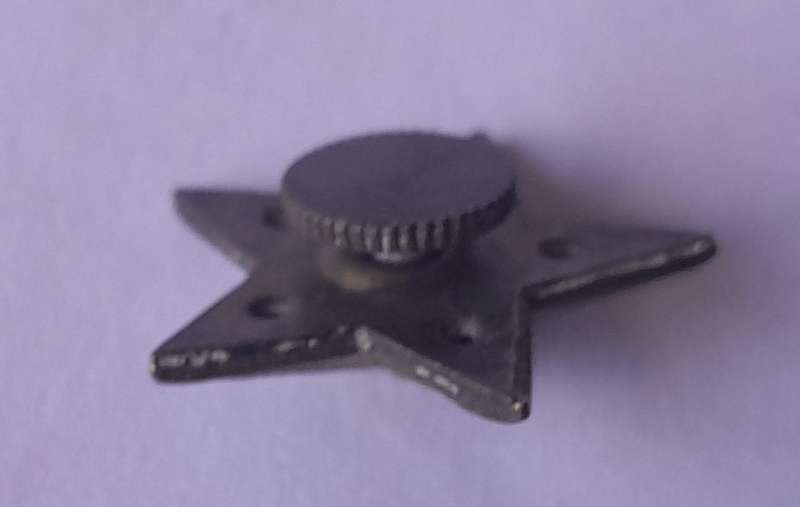 WW1 Senior Officer Rank Star.  Back Screw Intact.