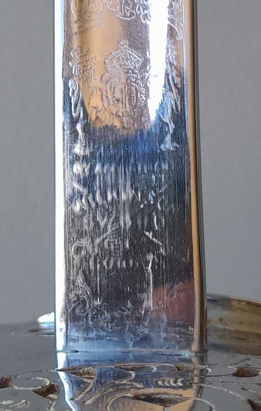 SA Army Pattern 1897 Wilkinson Sword Officer's Sword With Leather Scabbard.