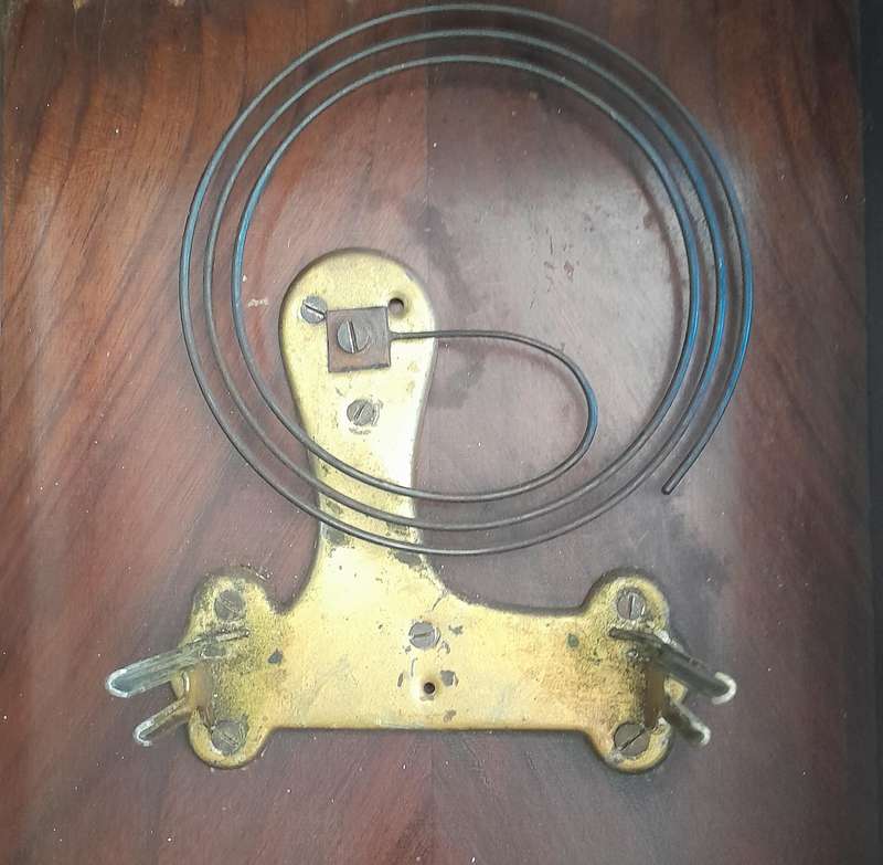 Antique Gustav Becker Mahogany Cased Wall Clock. 84 x 41cm. Please See Description.