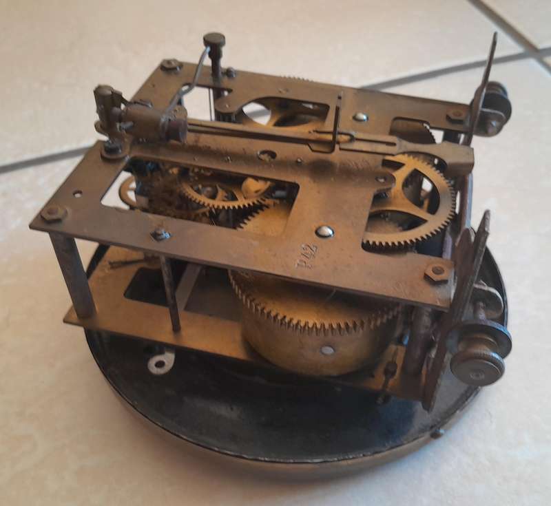 Antique Gustav Becker Mahogany Cased Wall Clock. 84 x 41cm. Please See Description.