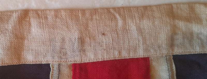 WW1-WW2 Era New Zealand Cotton Flag. Stamped "ENSIGN". 1.32 x 65cm