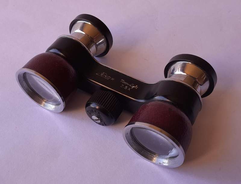 Pair Mid-Century Japanese Eikow Moonlight Opera Binoculars.  Excellent Condition.