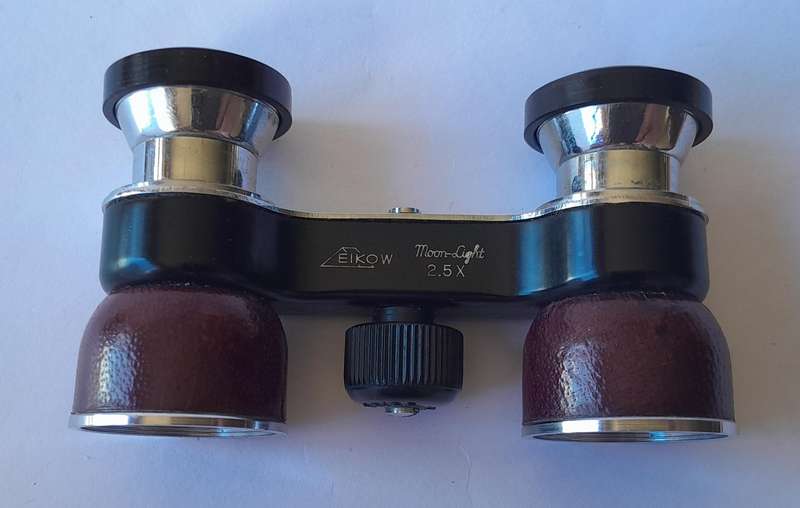 Pair Mid-Century Japanese Eikow Moonlight Opera Binoculars.  Excellent Condition.
