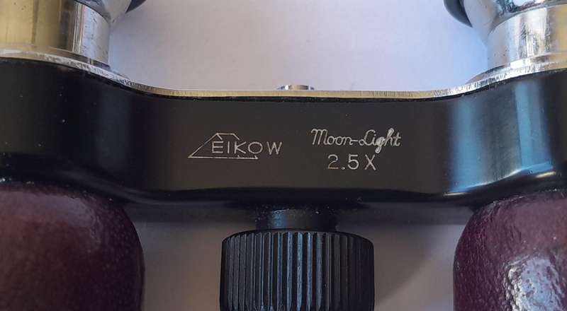 Pair Mid-Century Japanese Eikow Moonlight Opera Binoculars.  Excellent Condition.