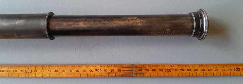 WW2 1940 Tel.Sig. (MK VII) Rare Full Metal Telescope.  Ottway & Co.  85cm. Extraordinary Condition.