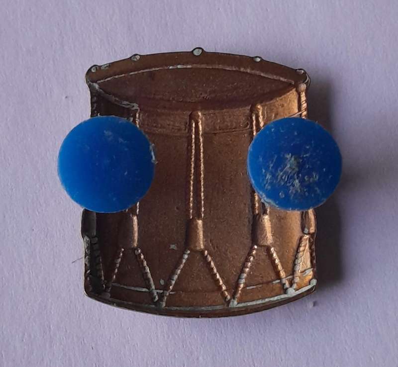 SA Army Drummers Badge.  Pins Intact.