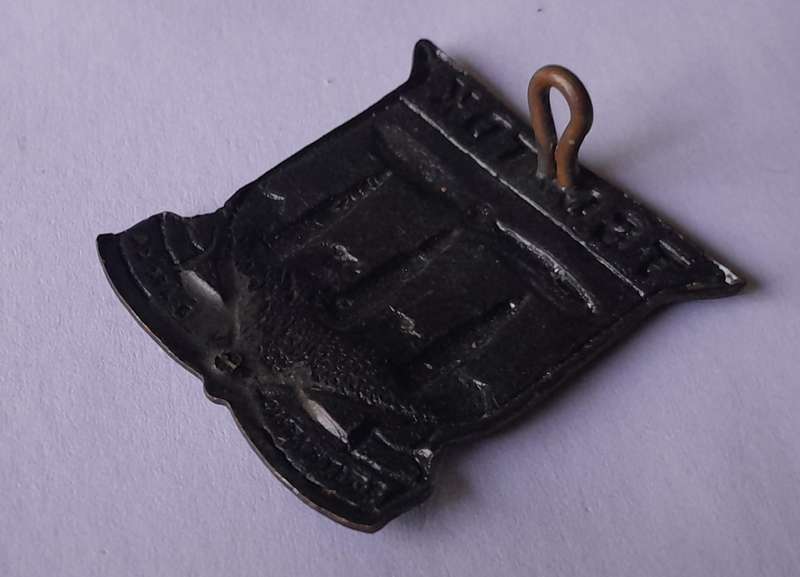 WW2 SA Army 1940 - 1942 Technical Services Corps Badge.  1 Lug Intact.