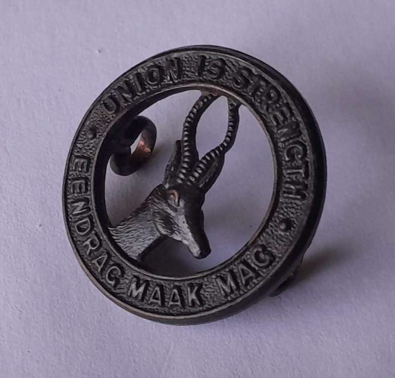 WW2 SA Infantry Collar Badge.  Lugs Intact.