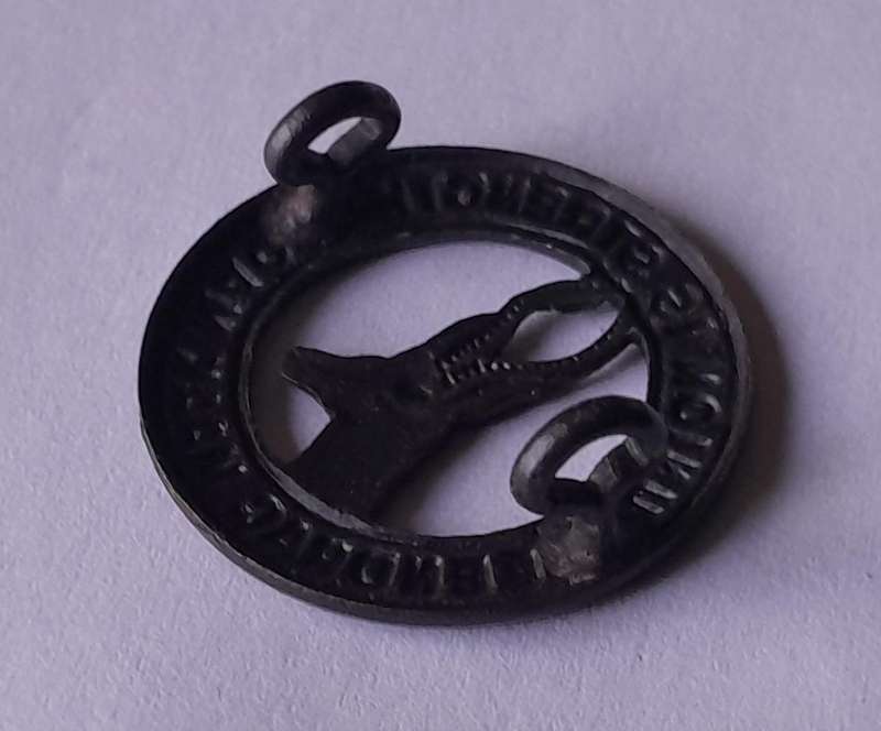 WW2 SA Infantry Collar Badge.  Lugs Intact.