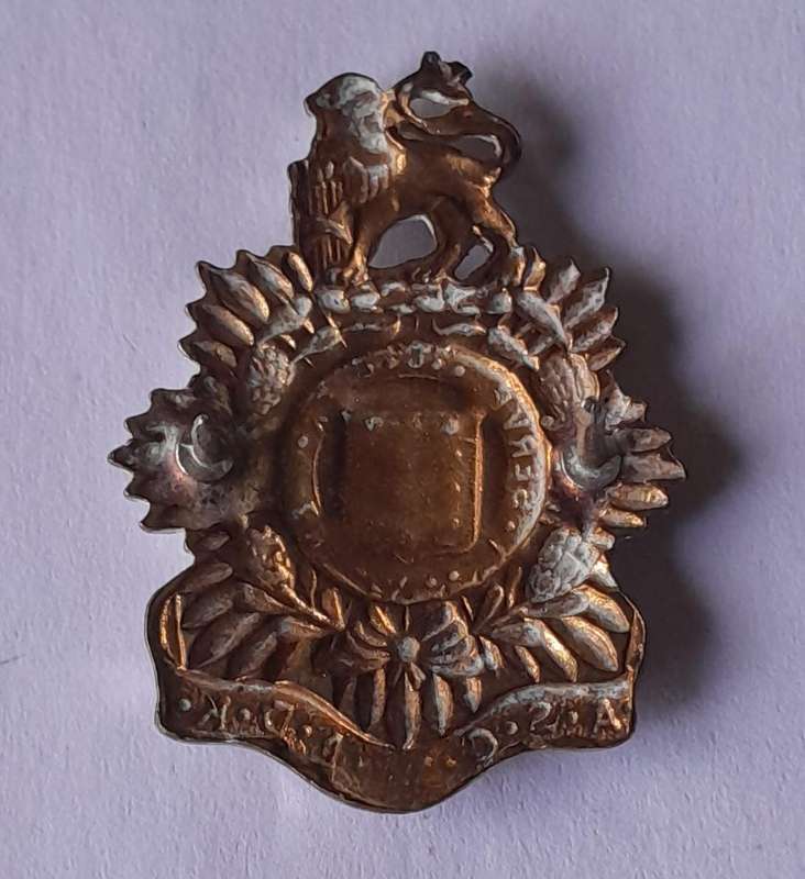 SA Army Service Corps ASC / ADK Badge.  Pins Intact.