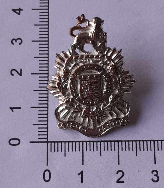 SA Army Service Corps ASC / ADK Badge.  Pins Intact.