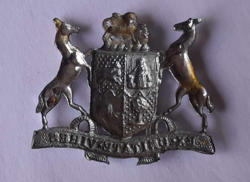 SADF Warrant Officer 2 Chromed Badge.  No Pins.