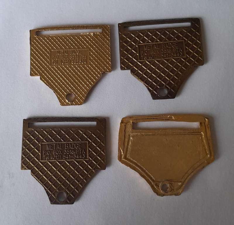 Collection of SADF Shooting Medal Date Hangers.  1996/1997.