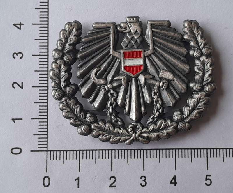 Austrian Armed Forces Beret Badge.