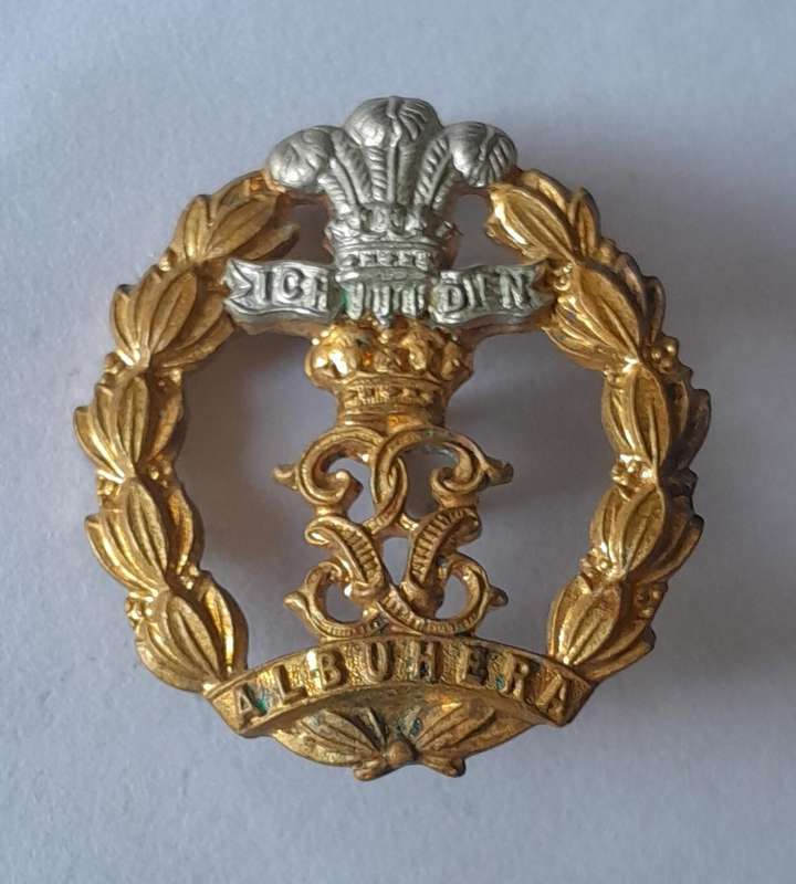 Early Middlesex Regiment Badge.  Lug Intact.