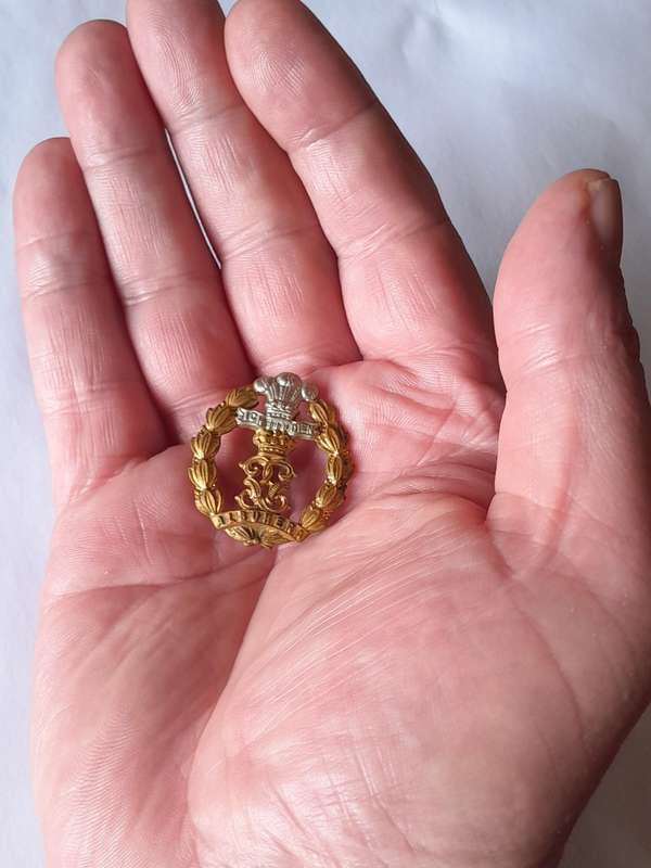 Early Middlesex Regiment Badge.  Lug Intact.