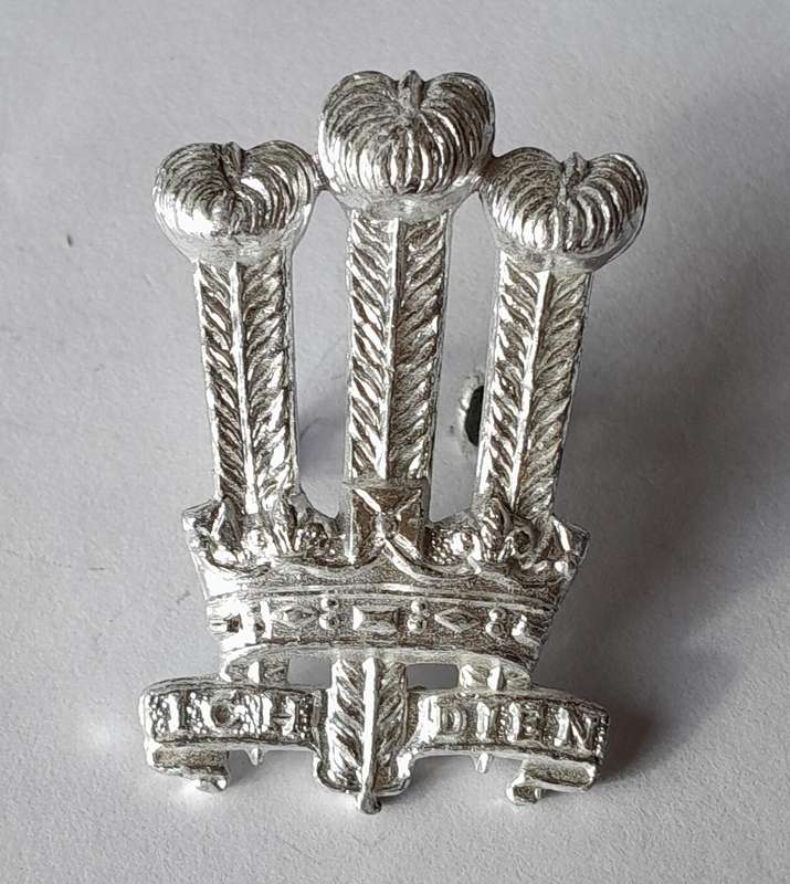 Welsh Brigade Anodised Aliminium Badge.  Lugs Intact.