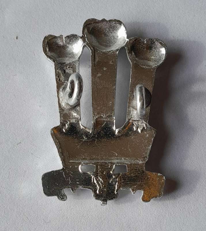 Welsh Brigade Anodised Aliminium Badge.  Lugs Intact.