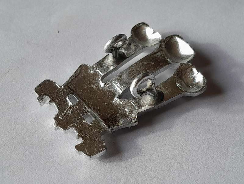 Welsh Brigade Anodised Aliminium Badge.  Lugs Intact.