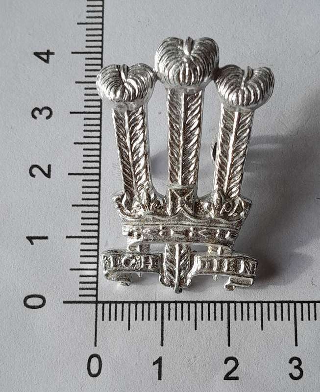 Welsh Brigade Anodised Aliminium Badge.  Lugs Intact.