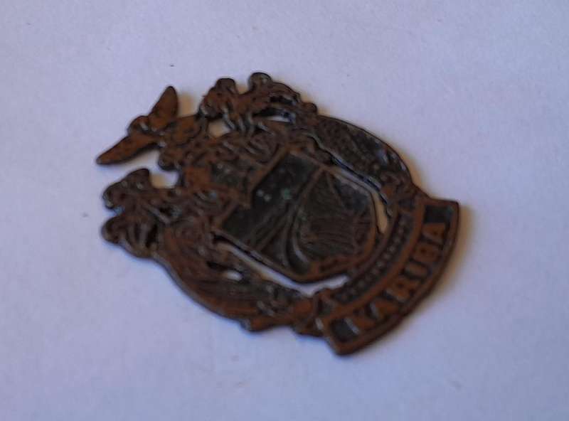 Rare Vintage Rhodesian "Kariba" Metal Badge.