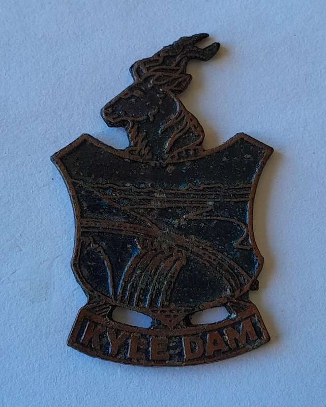 Rare Vintage Rhodesian "Kyle Dam" Metal Badge.