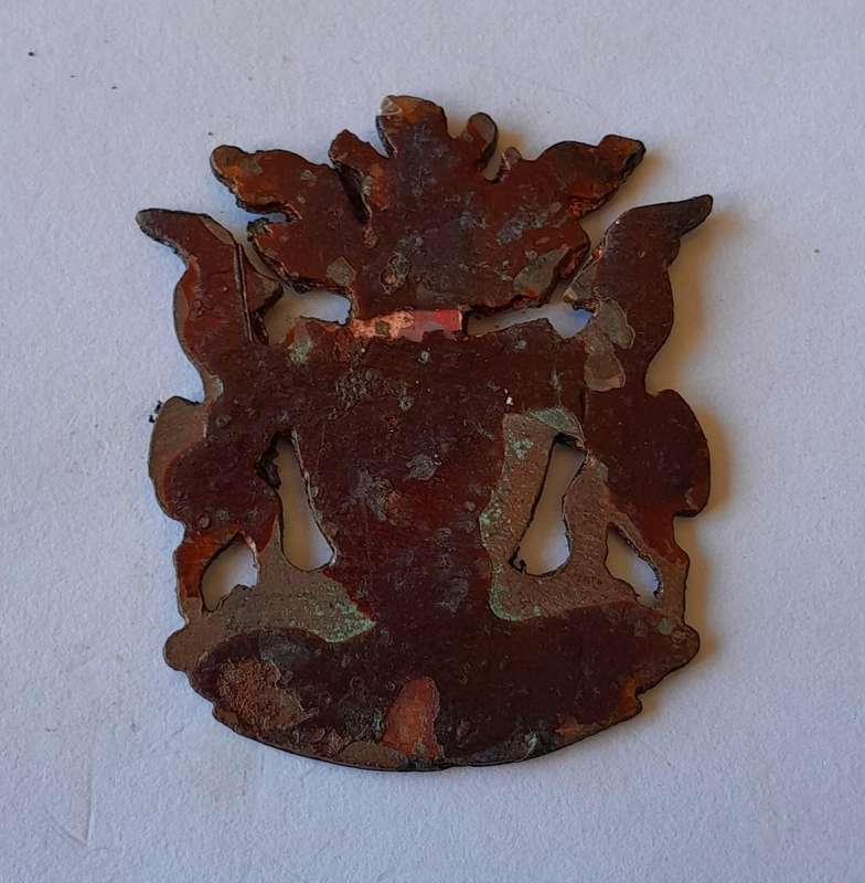 Rare Vintage Rhodesian "Salisbury" Metal Badge.