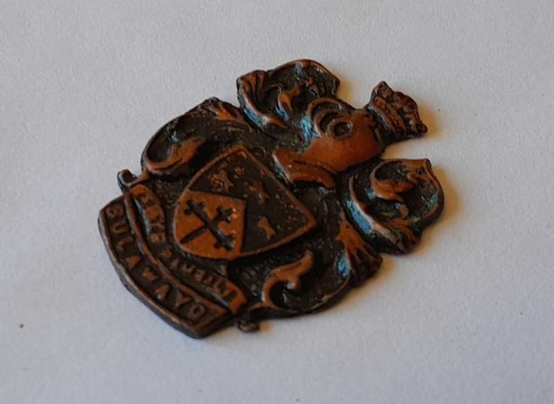 Rare Vintage Rhodesian "Bulawayo" Metal Badge.