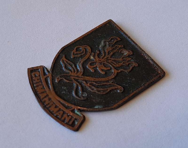 Rare Vintage Rhodesian "Chimanimani" Metal Badge.
