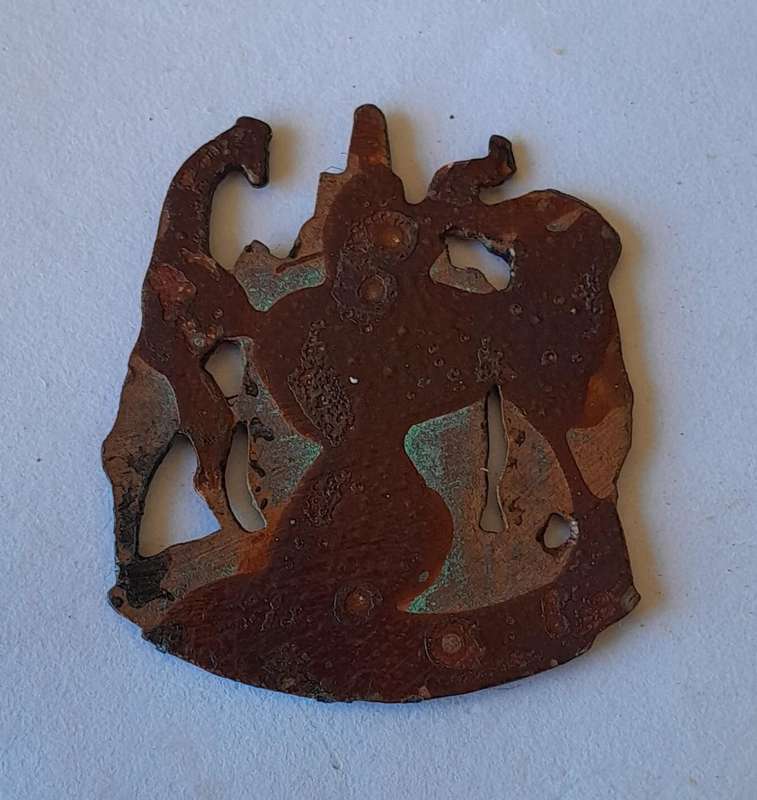 Rare Vintage Rhodesian "Wankie" Metal Badge.