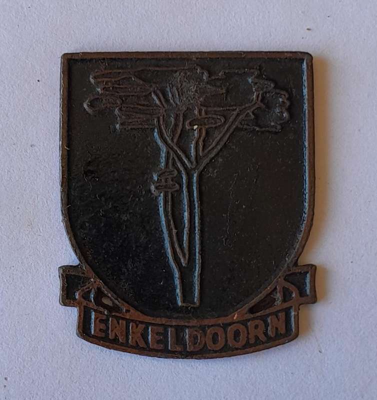 Rare Vintage Rhodesian "Enkeldoorn" Metal Badge.