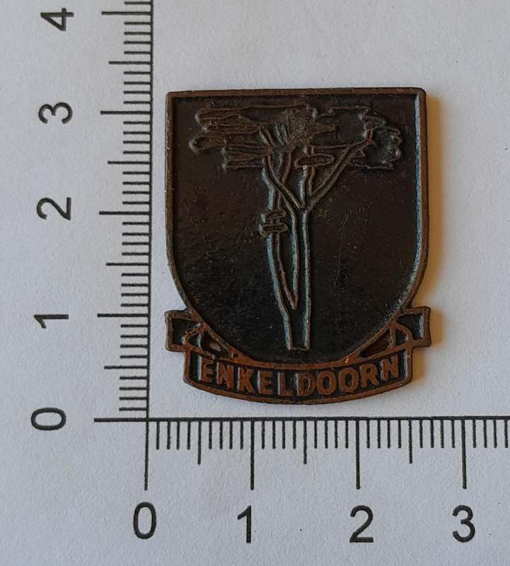 Rare Vintage Rhodesian "Enkeldoorn" Metal Badge.