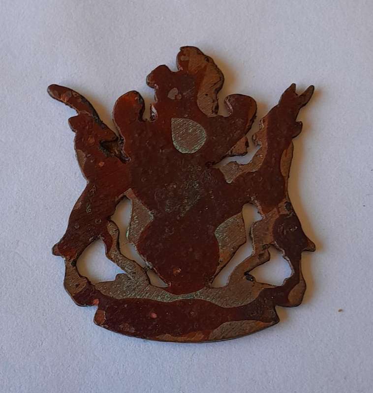 Rare Vintage Rhodesian "Umtali" Metal Badge.