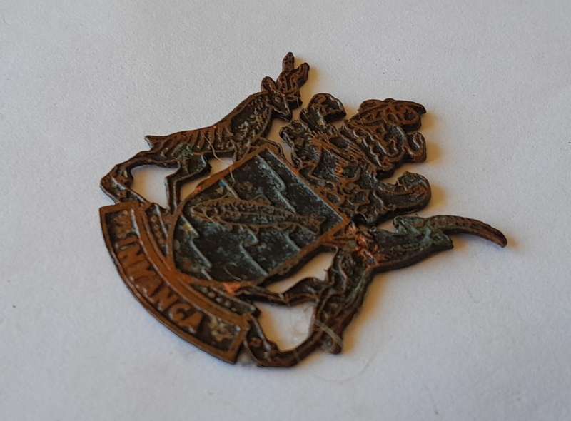 Rare Vintage Rhodesian "Inyanga" Metal Badge.