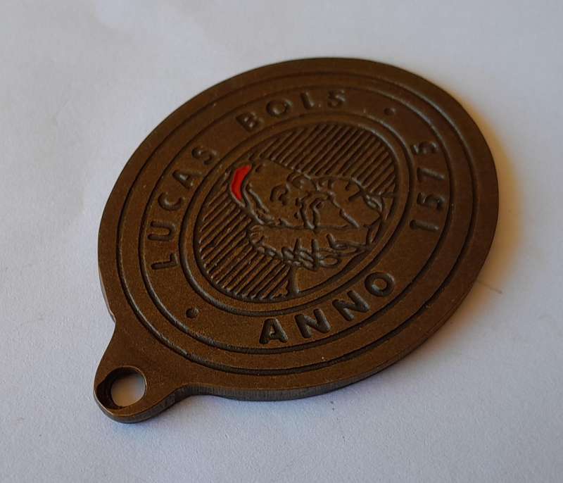Vintage Bols Brandy Metal Tag.