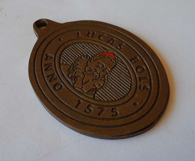 Vintage Bols Brandy Metal Tag.