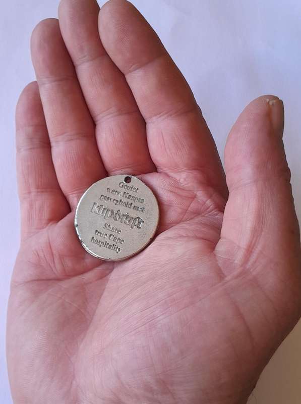 Vintage Klipdrift Brandy Metal Tag.