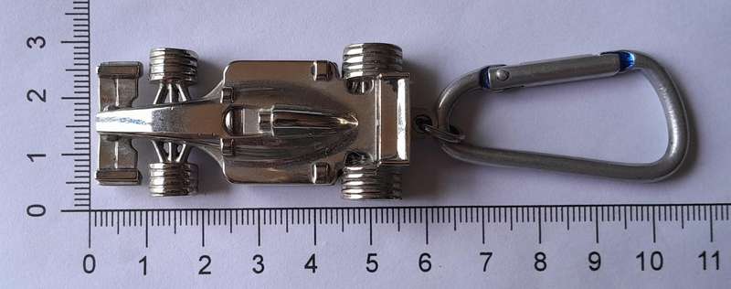 Johnny Walker Red Label Formula 1 All Metal Key Ring.