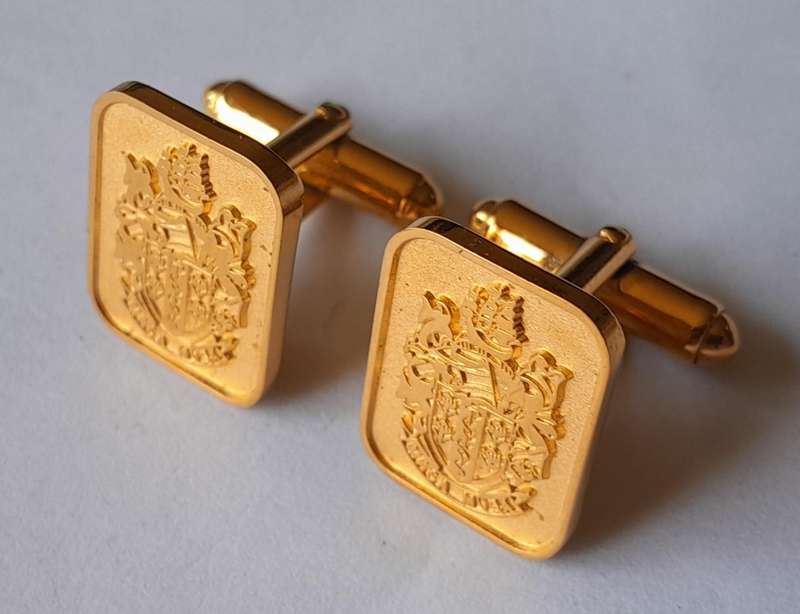 Pair South African Medical Association Cufflinks.