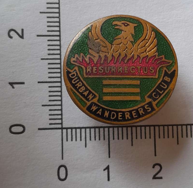 Vintage Durban Wanderers Club Badge.
