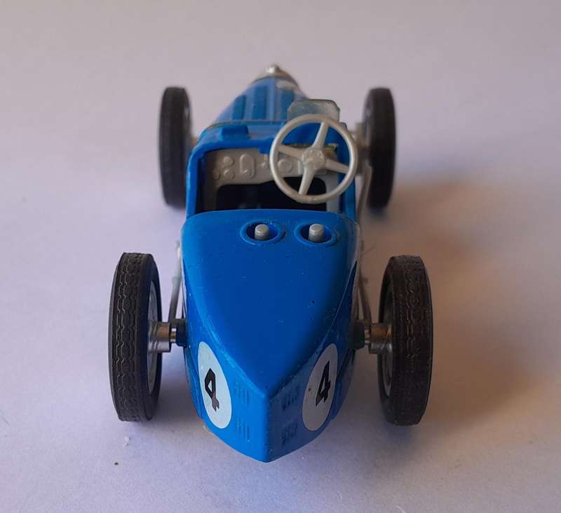 Vintage Matchbox Die-Cast 1932 Bugatti Type 51.  10.5cm