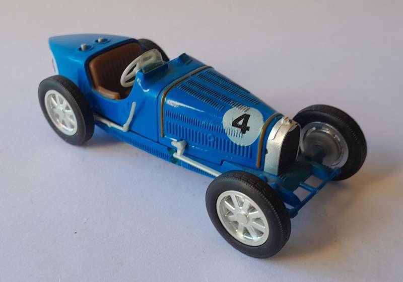 Vintage Matchbox Die-Cast 1932 Bugatti Type 51.  10.5cm