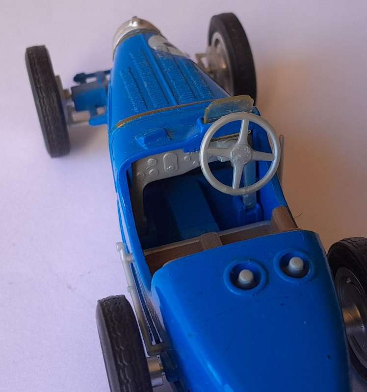 Vintage Matchbox Die-Cast 1932 Bugatti Type 51.  10.5cm