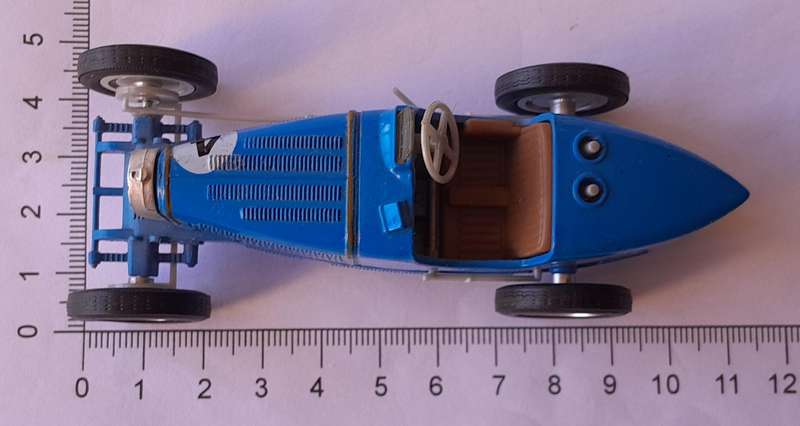 Vintage Matchbox Die-Cast 1932 Bugatti Type 51.  10.5cm