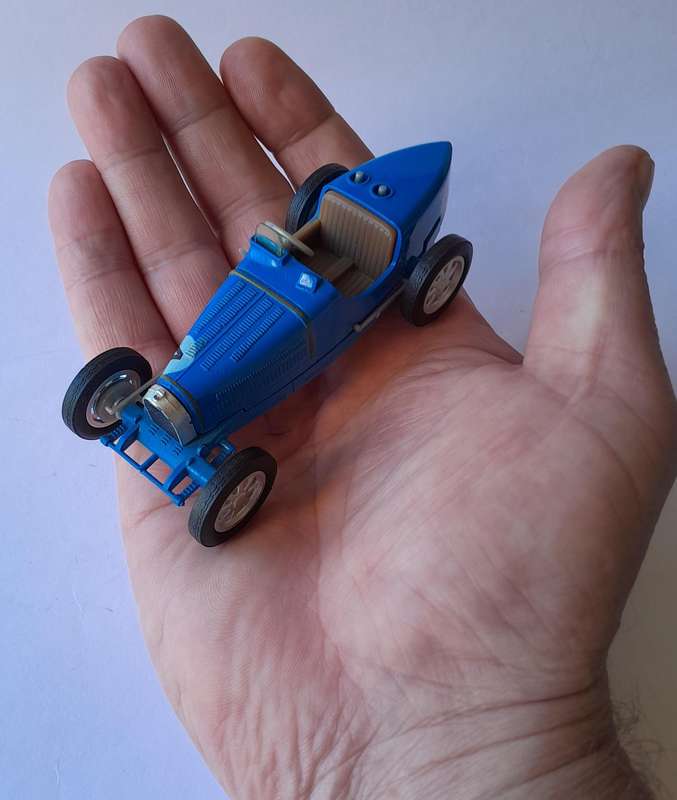 Vintage Matchbox Die-Cast 1932 Bugatti Type 51.  10.5cm