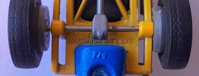 Vintage Matchbox Die-Cast 1935 E.R.A.  10cm