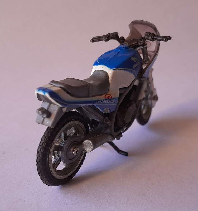 Rare Vintage Die-Cast Honda V45 Interceptor.  8cm.  Possibly Riki Toys.
