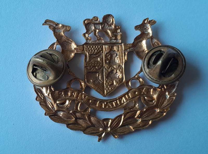 Early SA Army Warrant Officers Rank Badge.  Pins Intact.